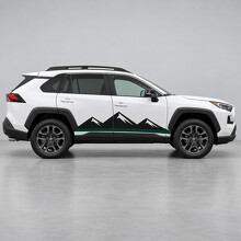 Three Ridges Side Vinyl Decal Sticker for Toyota RAV4 5th Gen (XA50) 2018-2025_2