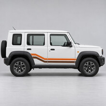 Double Diagonal Side Vinyl Decal Kit for Maruti Suzuki Jimny Alpha Five-Door 2023_2