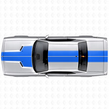Dual Outline Stripes Full Kit Vinyl Decal Sticker for Dodge Challenger 2008-2014_8