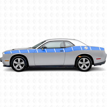 Strobe Style Stripes Side Vinyl Decal Sticker for Dodge Challenger_2