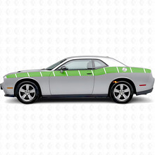 Strobe Style Stripes Side Vinyl Decal Sticker for Dodge Challenger_3