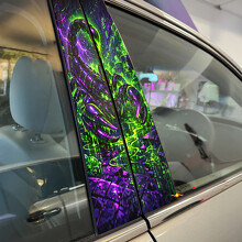 Toxic Scorpion Door Pillar Vinyl Decal Sticker_2