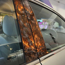 Demon Bull Door Pillar Vinyl Decal Sticker_2