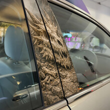 Dragon Skull Door Pillar Vinyl Decal Sticker_2