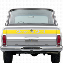 Cherokee Chief Tailgate Vinyl Decal Sticker for Jeep Cherokee 1981-83_5