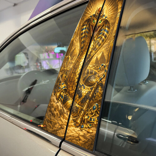 King Cobra Door Pillar Vinyl Decal Sticker