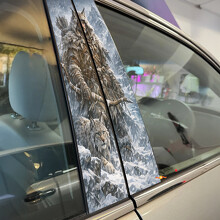 Lynx Hunter Door Pillar Vinyl Decal Sticker_2