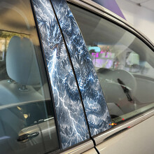 Storm Dragon Door Pillar Vinyl Decal Sticker_2