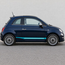 Waterline Inset Side Vinyl Decal Sticker for Fiat 500 Type 312 Facelift 2015-2024_2