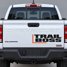 Offset Trail Boss Tailgate Vinyl Decal Sticker for Chevrolet Colorado 2023_2