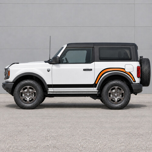 Rear Arch Collar Big Bend 2-Door Side Vinyl Decal Sticker for Ford Bronco 2024_1