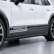 Branded Stripes Rocker Panel Vinyl Decal Sticker for Porsche Cayenne Electric_2