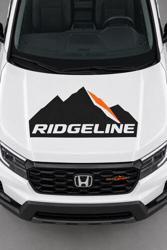 Open Summit Hood Vinyl Decal Sticker for Honda Ridgeline 2024