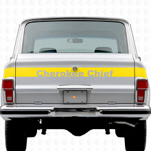 Cherokee Chief Stripe Tailgate Vinyl Decal for Jeep Cherokee 1981-83_5
