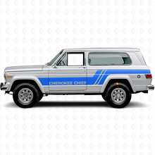 Cherokee Chief Stripes Side Vinyl Decal Sticker for Jeep Cherokee 1981-83_2