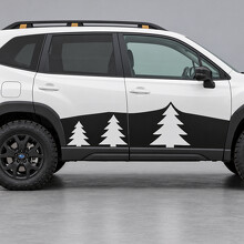 Three Pine Window Side Vinyl Decal Sticker for Subaru Forester 2024_2