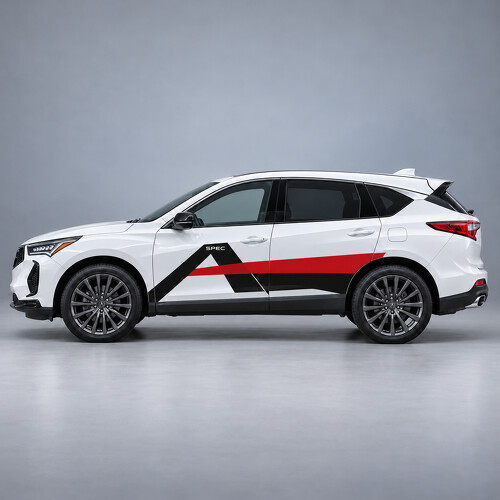 A-Spec Advance Apex A Side Vinyl Decal Sticker for Acura RDX 2022_1