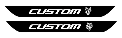Hellcat Style Door Sill Vinyl Decal Set for Dodge Challenger