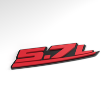 5.7L Displacement 3D Acrylic Badge_3