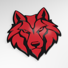 Wolf Ice Fang 3D Acrylic Badge_3