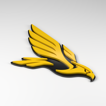 Falcon Swept Wing 3D Acrylic Badge_2