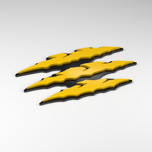 Claw Triple Slash 3D Acrylic Badge_2