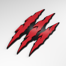 Claw Triple Slash 3D Acrylic Badge_3