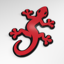Gecko Grip 3D Acrylic Badge_3