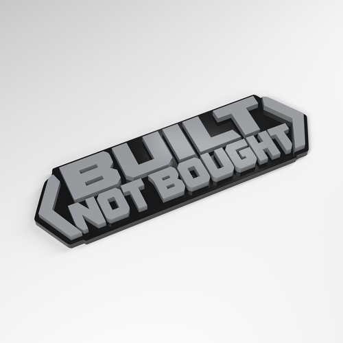 Built Not Bought Workshop 3D Acrylic Badge_1