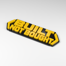 Built Not Bought Workshop 3D Acrylic Badge_2