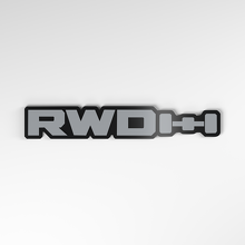 RWD 3D Acrylic Car Badge_4