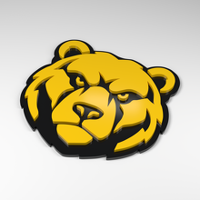 Grizzly Bear 3D Acrylic Car Badge_2