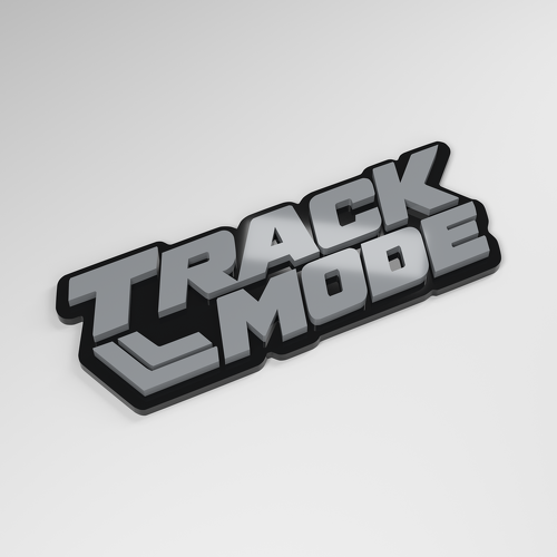 Track Mode 3D Acrylic Car Badge_1