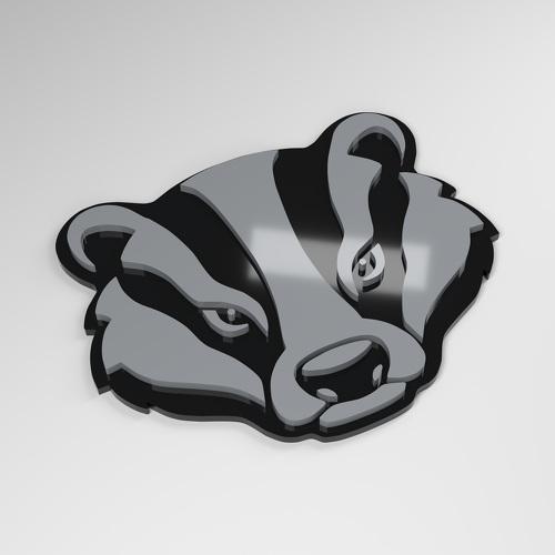 Badger 3D Acrylic Car Badge