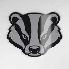 Badger 3D Acrylic Car Badge_4