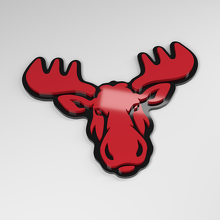 Moose 3D Acrylic Car Badge_3