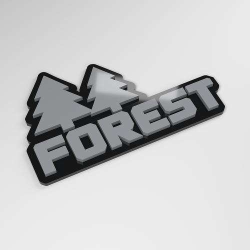 Forest 3D Acrylic Car Badge_1