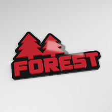 Forest 3D Acrylic Car Badge_3