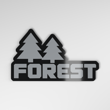 Forest 3D Acrylic Car Badge_4
