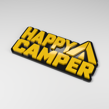 Happy Camper 3D Acrylic Car Badge_2