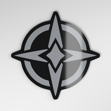 Compass 3D Acrylic Car Badge_4