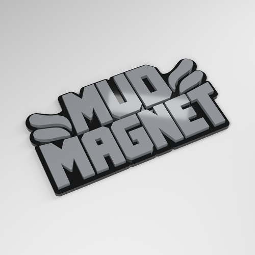 Mud Magnet 3D Acrylic Car Badge_1