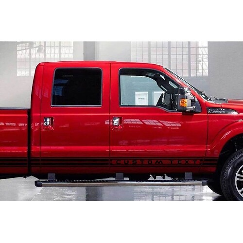 Lettering Stripe Side Vinyl Decal Sticker for Musclecar F-250 Super Duty