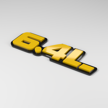 6.4L 3D Acrylic Car Badge_2