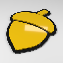Acorn 3D Acrylic Car Badge_2