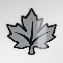 Maple Leaf 3D Acrylic Car Badge_4