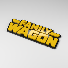 Family Wagon 3D Acrylic Car Badge_2