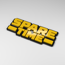 Spare Time 3D Acrylic Car Badge_2