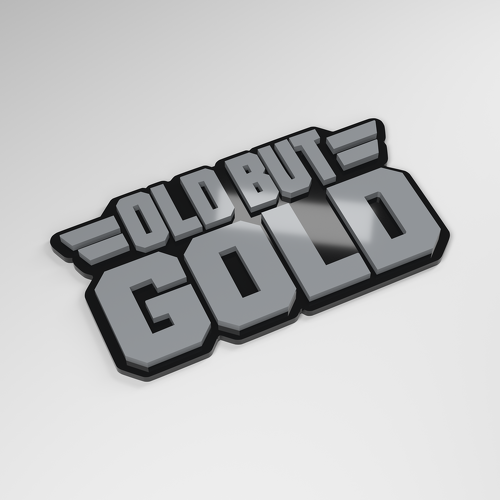 Old but Gold 3D Acrylic Car Badge_1