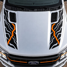 Fault Contour Hood Vinyl Decal Sticker for Ford F-150 Tremor 2021_2